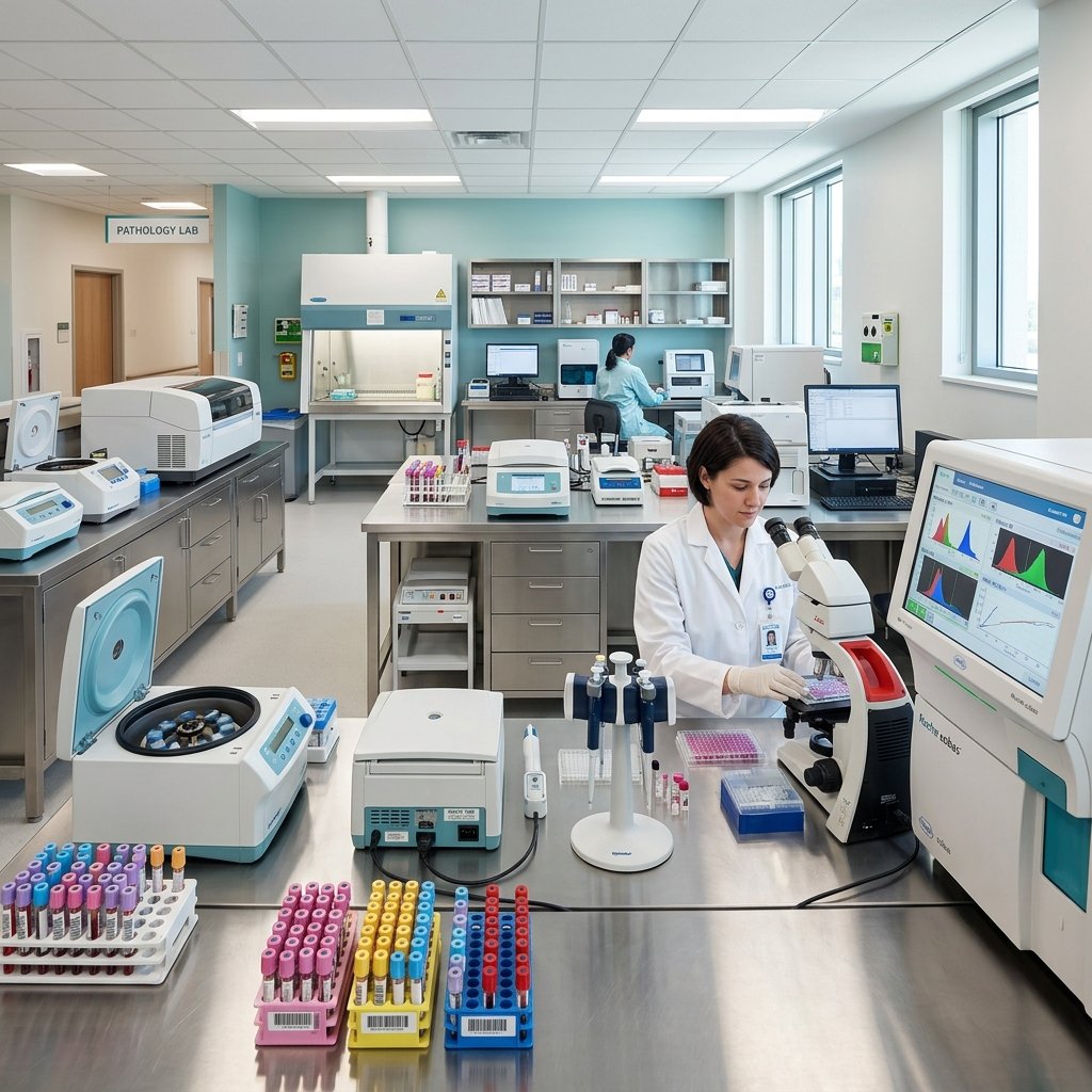 Laboratory management solutions for hospital and diagnostic labs